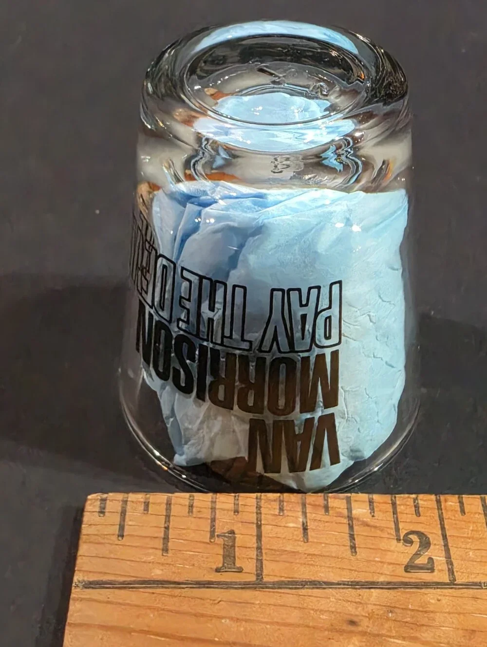 Vintage 2006 Van Morrison Promo Shot Glass Rare